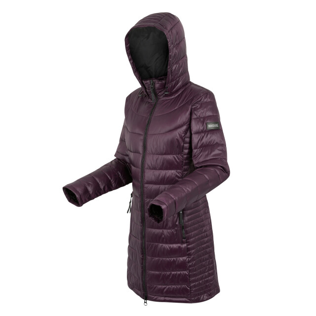 Regatta Dames andel iv gewatteerd baffled jacket UTRG10932_deepplum large