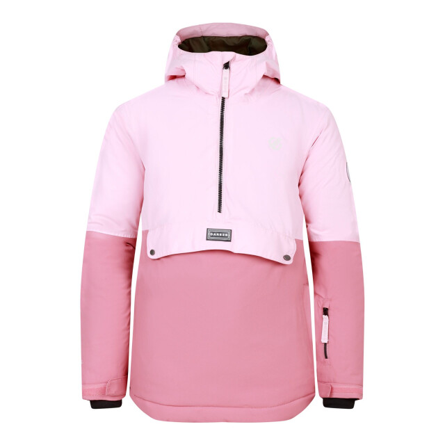 Dare2b Freehand overhead ski-jas voor kinderen/kinderen UTRG11012_crystalrosedustyrose large