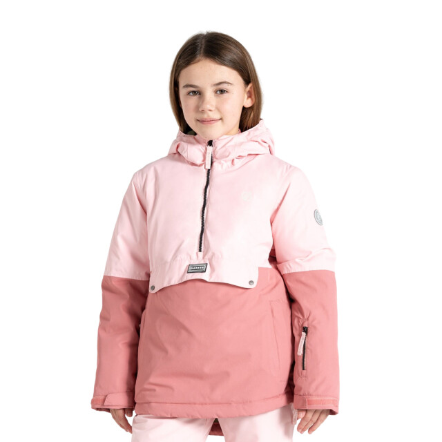 Dare2b Freehand overhead ski-jas voor kinderen/kinderen UTRG11012_crystalrosedustyrose large