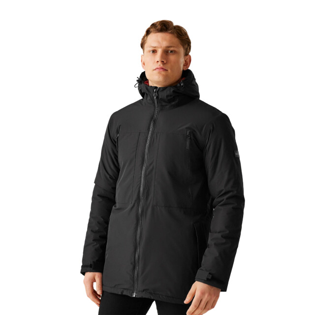 Regatta Larrick ii waterdichte geïsoleerde jas heren UTRG10916_blackredochre large