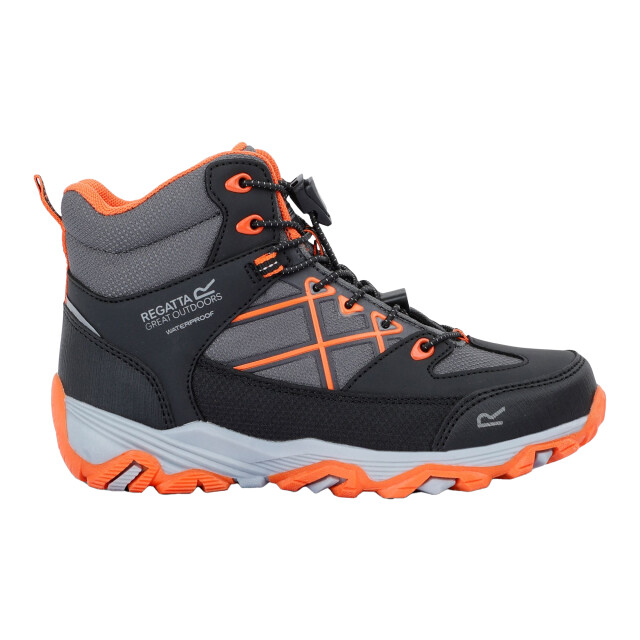 Regatta Kinderen/kinderen samaris iii wandelschoenen UTRG10831_blackblazeorange large