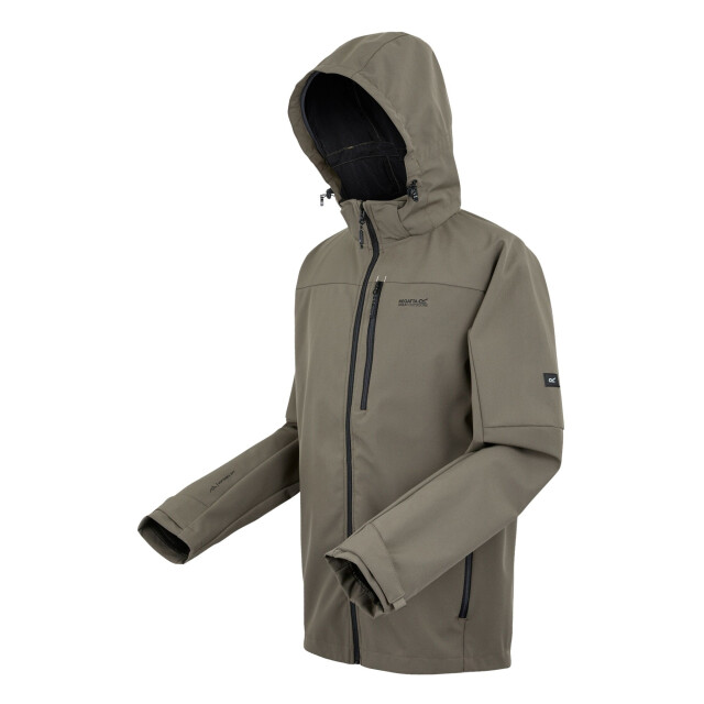 Regatta Heren arana waterdichte soft shell jas UTRG10665_treetopblack large