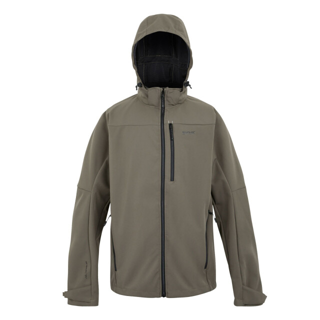 Regatta Heren arana waterdichte soft shell jas UTRG10665_treetopblack large