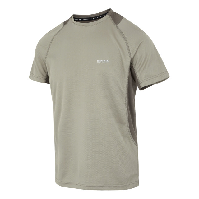 Regatta Heren virda iv t-shirt UTRG9799_goldensandtreetop large