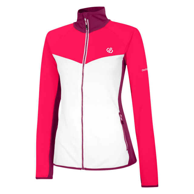 Dare2b Dames core stretch midlayer UTRG9676_whiteneonpink large