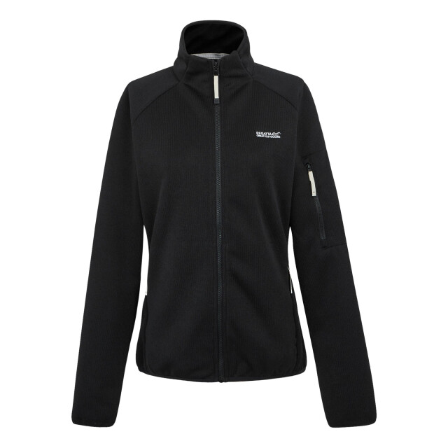 Regatta Dames ravenhill full zip fleece top UTRG9742_blacklightvanilla large