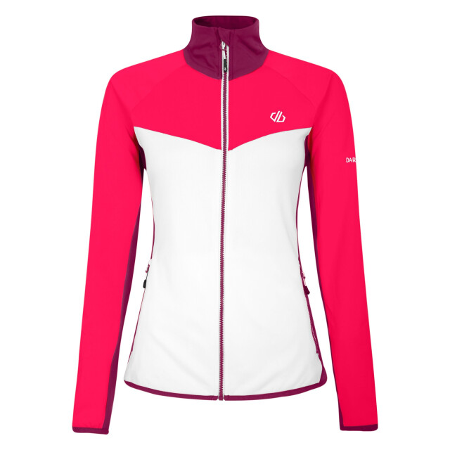 Dare2b Dames core stretch midlayer UTRG9676_whiteneonpink large