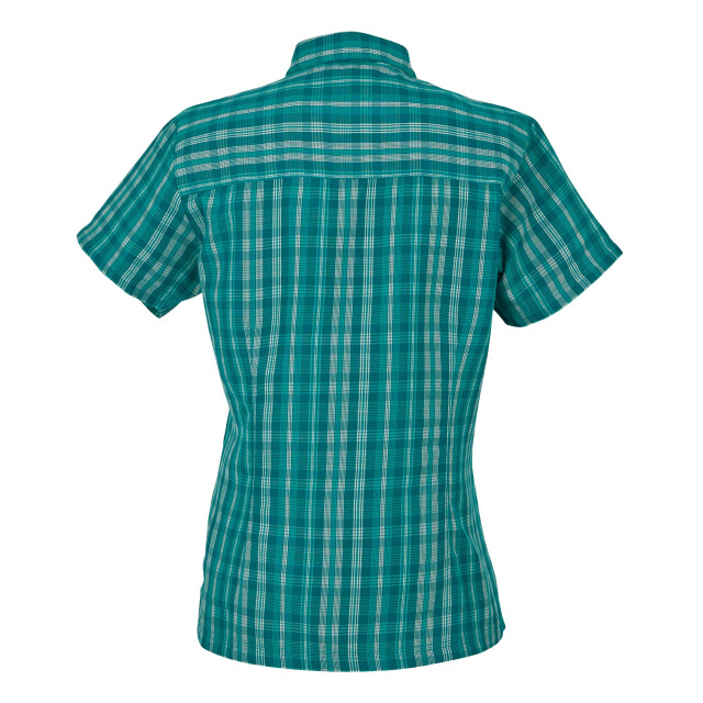 Regatta Dames mindano viii geruit overhemd met korte mouwen UTRG9660_exoticplume large