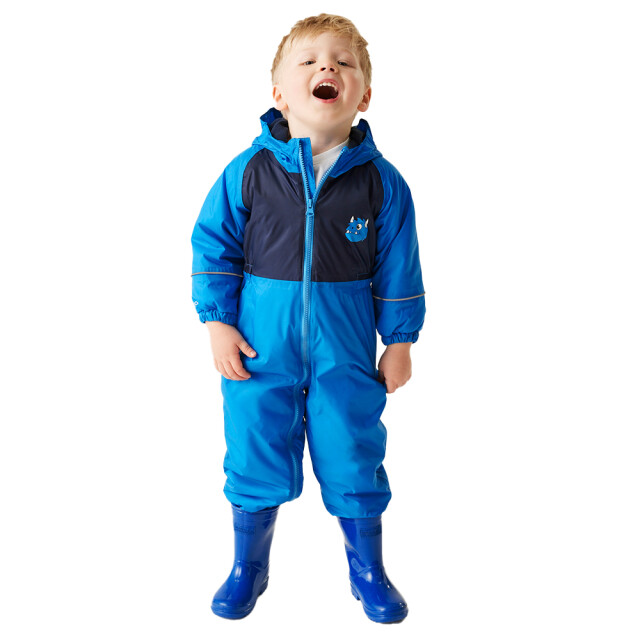 Regatta Kinderen/kinderen mudplay iii monster waterdicht plaspak UTRG9498_hydroblue large