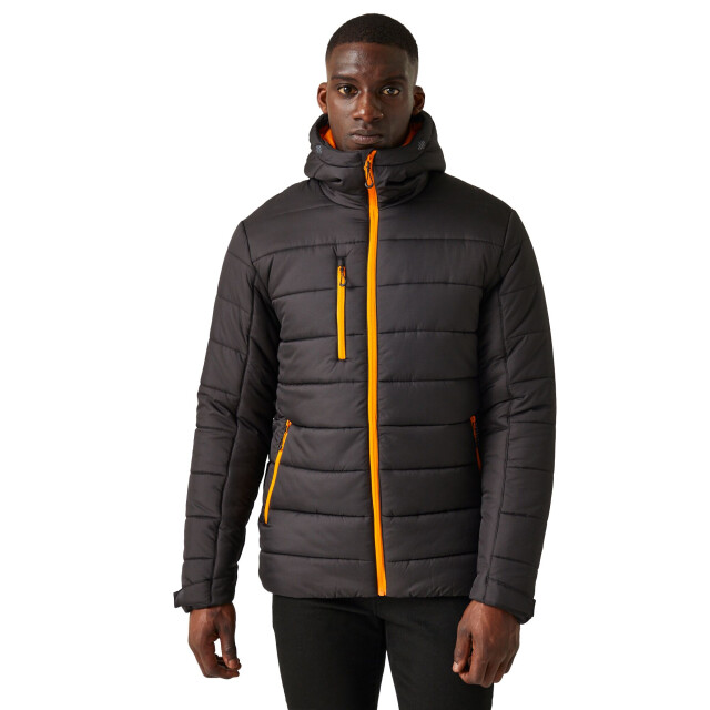 Regatta Thermisch gewatteerd herenjack UTRG9401_blackorangepop large