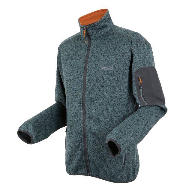Regatta Heren newhill marl full zip fleecejack UTRG8770_stormyweather large