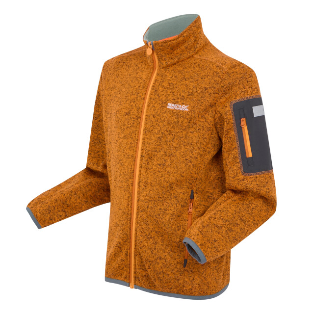 Regatta Kinder/kinder newhill fleece jas UTRG8902_brightmarigoldglacier large