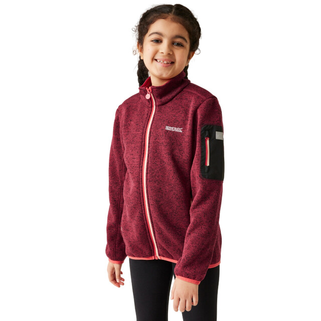 Regatta Kinder/kinder newhill fleece jas UTRG8902_rumbaredredsky large