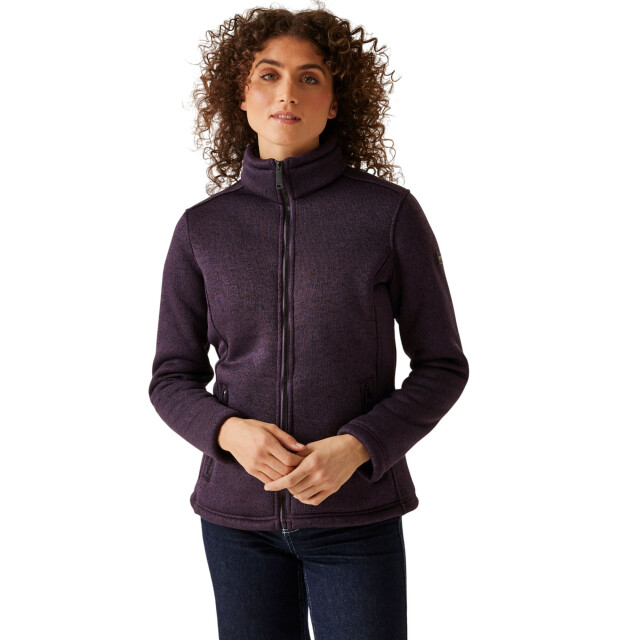 Regatta Dames razia ii full zip fleece jacket UTRG8166_deepplumblack large