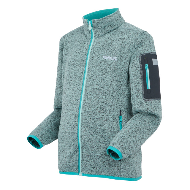 Regatta Kinder/kinder newhill fleece jas UTRG8902_icymornturquoise large