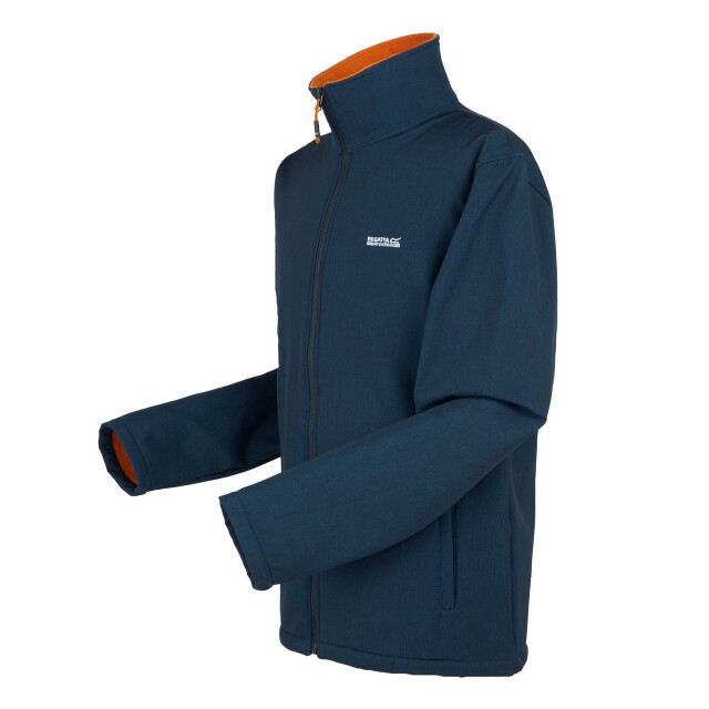 Regatta Heren cera v wind resistant soft shell jas UTRG6259_navyfoxmarl large