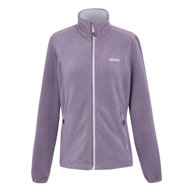 Regatta Dames floreo iv full zip fleece jas UTRG7390_purplesage large