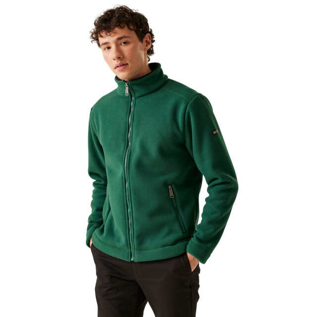 Regatta Heren garrian ii full zip fleece jacket UTRG8098_rainforestblack large