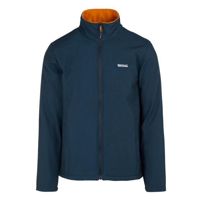 Regatta Heren cera v wind resistant soft shell jas UTRG6259_navyfoxmarl large