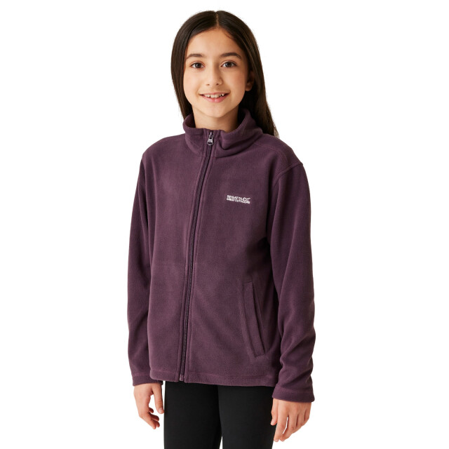 Regatta Groot buitenshuis kinderen/kinderen king ii lichtgewicht full zip fleece jasje UTRG565_deepplum large