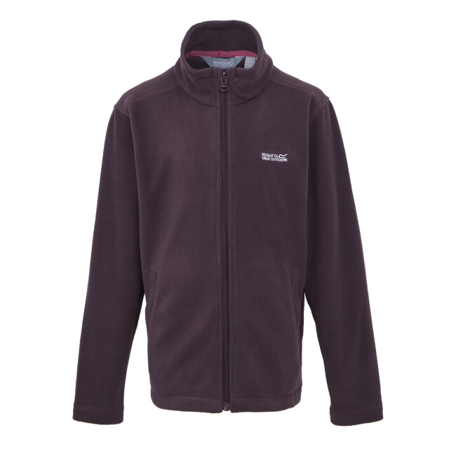 Regatta Groot buitenshuis kinderen/kinderen king ii lichtgewicht full zip fleece jasje UTRG565_deepplum large
