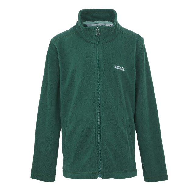 Regatta Groot buitenshuis kinderen/kinderen king ii lichtgewicht full zip fleece jasje UTRG565_rainforest large