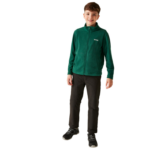 Regatta Groot buitenshuis kinderen/kinderen king ii lichtgewicht full zip fleece jasje UTRG565_rainforest large