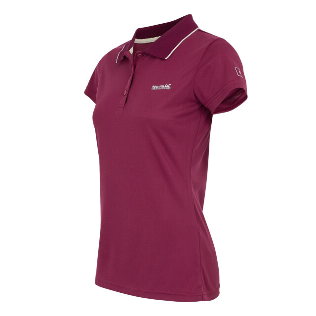 Regatta Dames maverick v polo shirt UTRG4979_beaujolais large