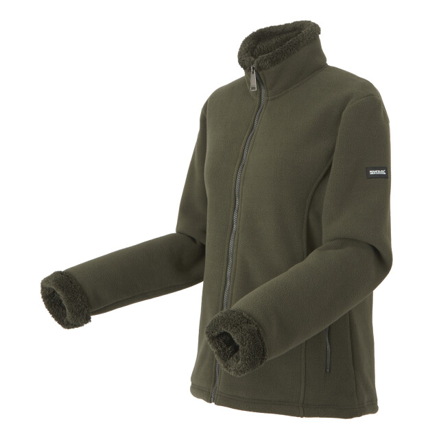 Regatta Dames brandall zwaarlijvige fleece jacket UTRG5410_darkkhakidarkkhaki large Regatta Dames brandall zwaarlijvige fleece jacket UTRG5410_darkkhakidarkkhaki large