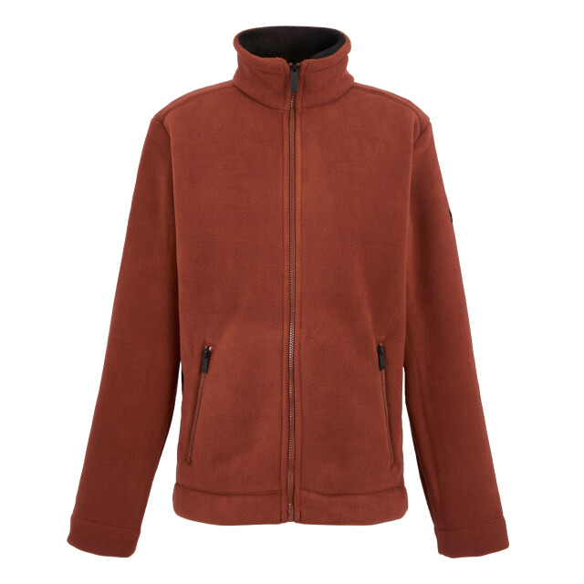 Regatta Heren garrian ii full zip fleece jacket UTRG8098_burnthennablack large