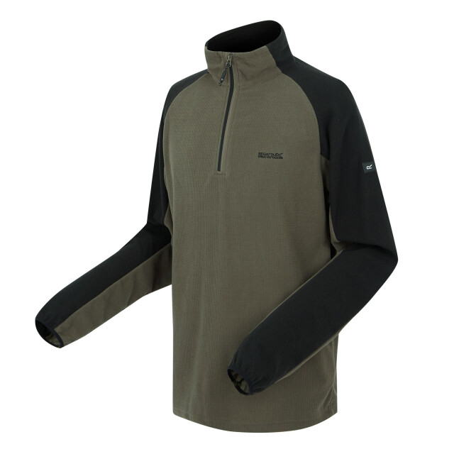 Regatta Heren elson ii lichtgewicht fleece UTRG8119_treetopblack large