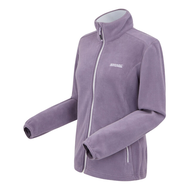 Regatta Dames floreo iv full zip fleece jas UTRG7390_purplesage large