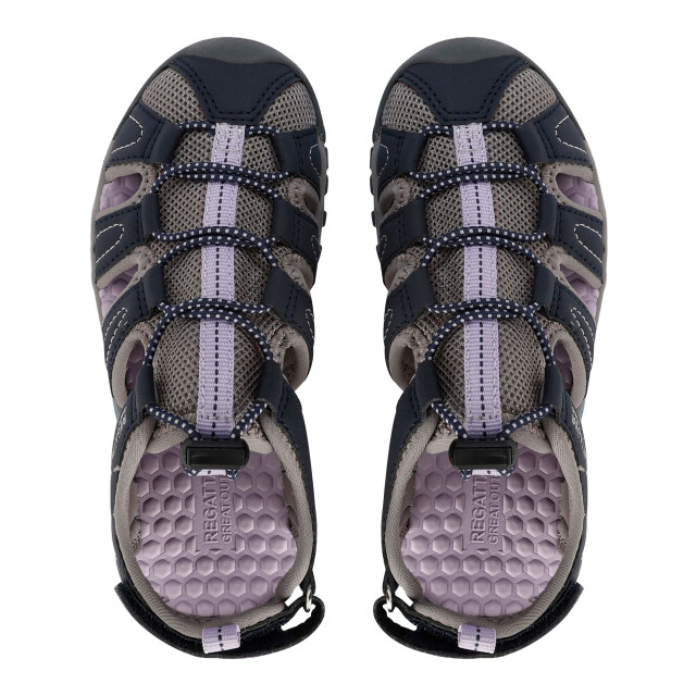 Regatta Kinderen/kinderen westshore sandalen UTRG4100_navylilacfrost large