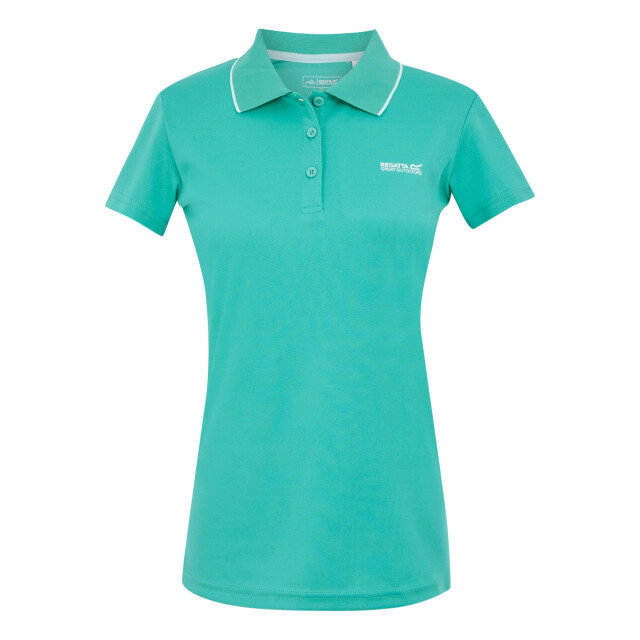Regatta Dames maverick v polo shirt UTRG4979_turquoiseicymorn large