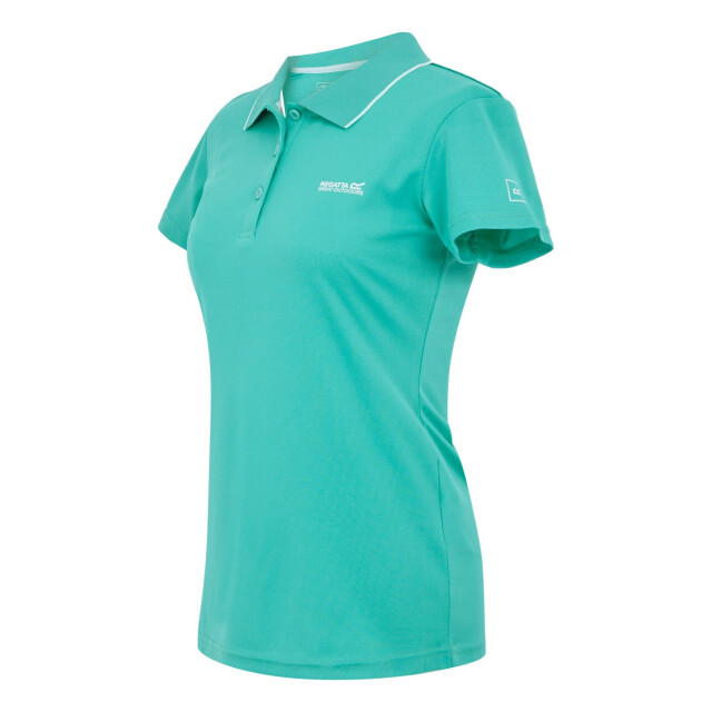 Regatta Dames maverick v polo shirt UTRG4979_turquoiseicymorn large
