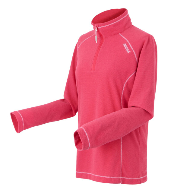 Regatta Geweldige outdoor dames montes half zip fleece top UTRG1953_popraspberryripple large