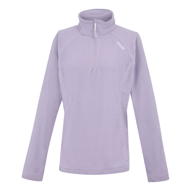 Regatta Geweldige outdoor dames montes half zip fleece top UTRG1953_wisterialilacthistle large