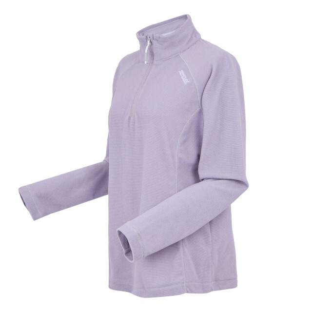 Regatta Geweldige outdoor dames montes half zip fleece top UTRG1953_wisterialilacthistle large