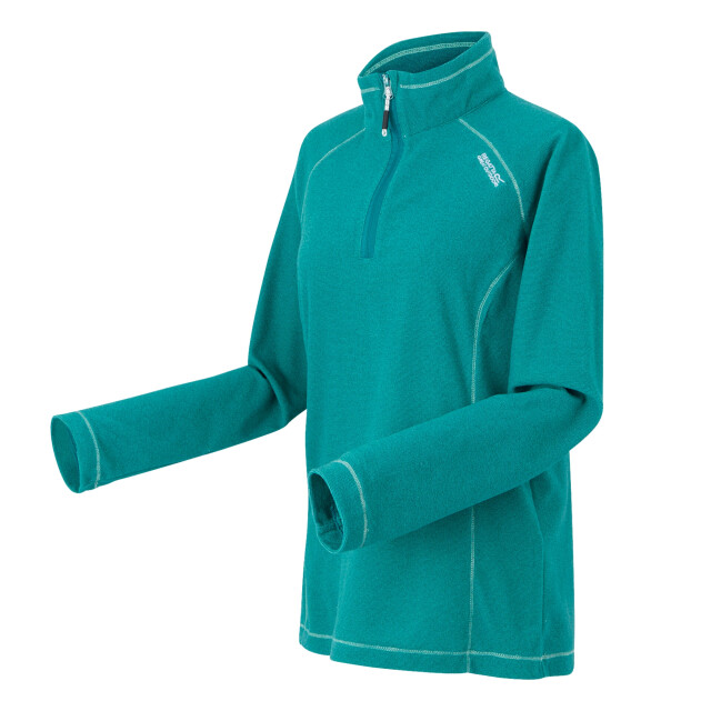 Regatta Geweldige outdoor dames montes half zip fleece top UTRG1953_exoticplumegulfstream large