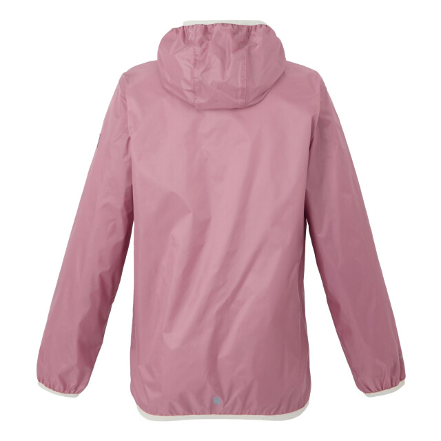 Regatta Groot buitenshuis kinderen/kinderen lever ii packaway rain jacket UTRG1885_lilaslightvanilla large