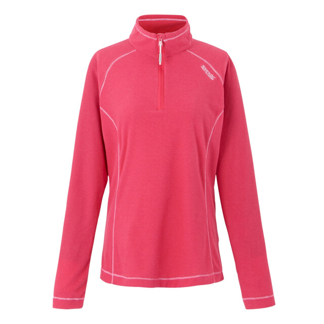 Regatta Geweldige outdoor dames montes half zip fleece top UTRG1953_popraspberryripple large