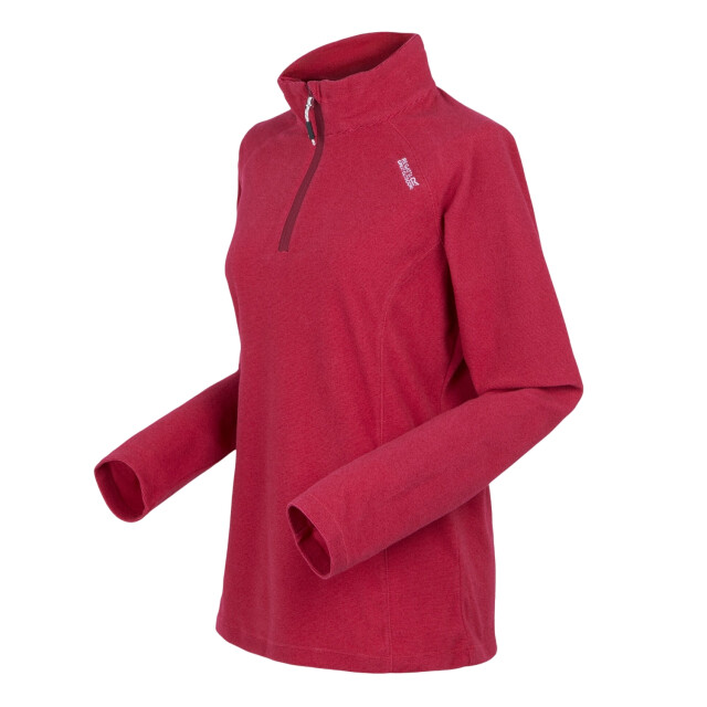 Regatta Geweldige outdoor dames montes half zip fleece top UTRG1953_deeppinkhotpink large