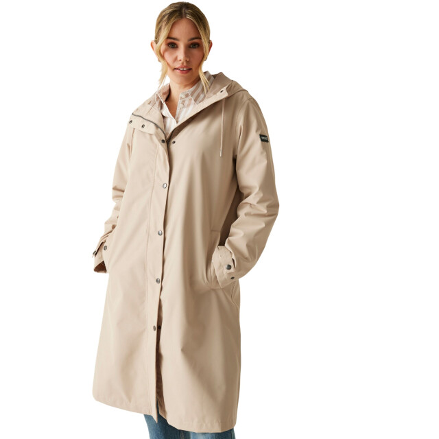 Regatta Dames reinna lang waterdicht jasje UTRG12049_whitepepper large