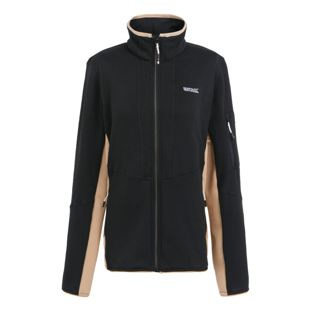 Regatta Dames ralina fleece jas UTRG12045_blackwarmtaupe large