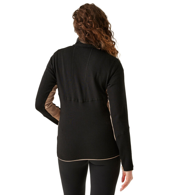Regatta Dames ralina fleece jas UTRG12045_blackwarmtaupe large