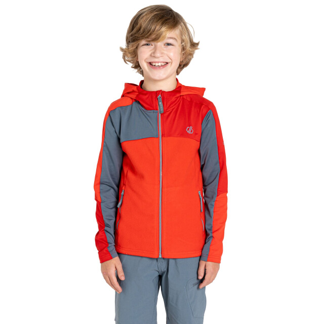 Dare2b Kinder/kids thriving iv fleecejack UTRG12040_dangerredstormyweatherseville large