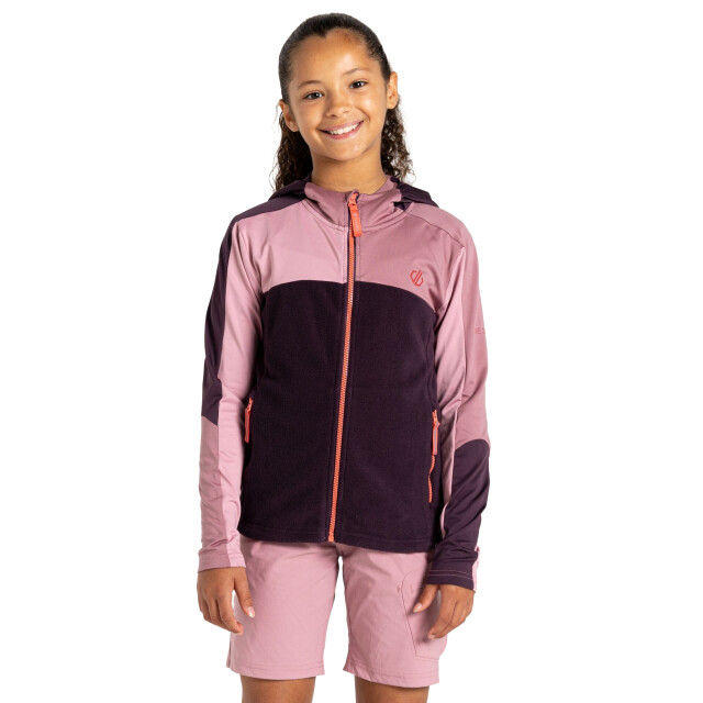 Dare2b Kinder/kids thriving iv fleecejack UTRG12040_deepplumlilas large