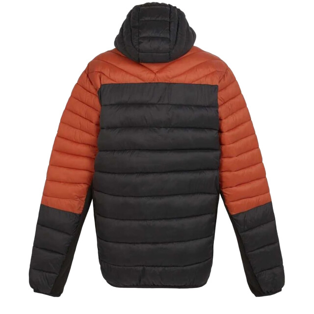 Regatta Heren leedre hybride gewatteerde jas UTRG12039_redochreblack large