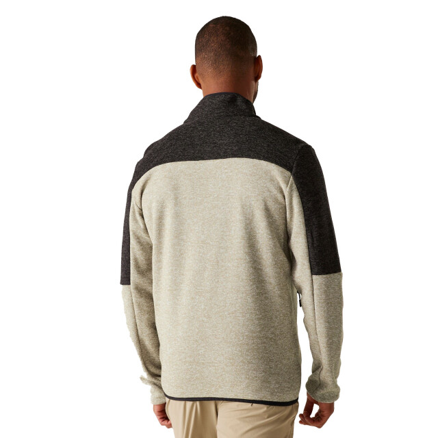 Regatta Heren elram full zip fleece UTRG12015_goldensandtreetopblack large