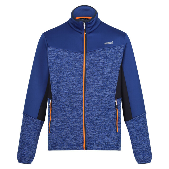 Regatta Heren coladane vi marl full zip fleecejack UTRG9789_newroyalnavymarl large